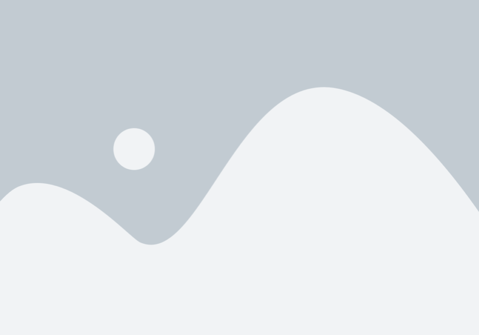 Minimal gray abstract hills and sun illustration